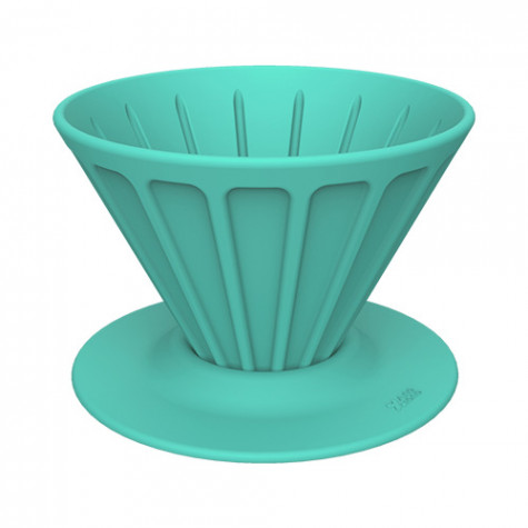 Xiong and Yang Coffee Portable Silicone Filter Cup Green